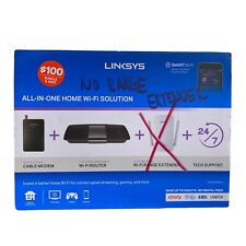 Linksys Docsis 3.0 Cable Modem & AC1600 Smart WiFi Router New - NO Extender picture
