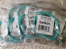 LOT of 3 Belkin Fiber Optic Network Cable F3F004-02M  picture
