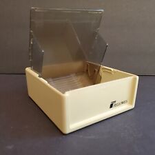 Vintage Fellowes Fan File PC Disk Flip Up 3.5 in Diskette Storage Container picture