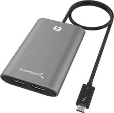 Sabrent Thunderbolt 3 to Dual HDMI 2.0 Adapter Supports Two 4K 60Hz Monitors picture