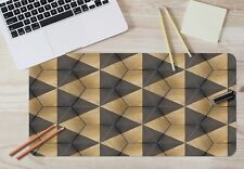 3D Retro Color Triangle 8 Texture Non-slip Office Desk Mouse Mat Keyboard Game picture