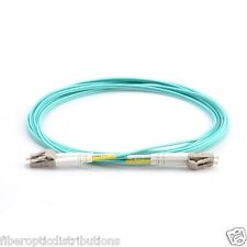 15M 10G OM3 Armored Cable Fiber Patch Cord LC to LC 3.0mm MM 50/125 Duplex -5055 picture