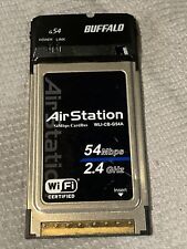 Buffalo Air Station WiFI Wireless Network Card Laptop 54 Mbps PCMCIA WLI-CB-G54 picture