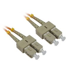 5 PACK LOT 20m SC-SC Duplex 62.5/125 OM1 Multimode Fiber Patch Cable Orange 65FT picture