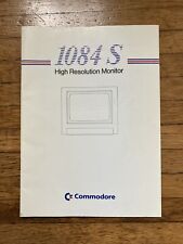 Commodore 1084S High Resolution Monitor Instruction User Manual picture