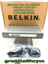 MILITARY USGI NOS SURPLUS - BELKIN (F1DN102U) OmniView Secure 2 Port KVM Switch picture