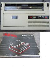 1980's Okidata Okimate 20 Printer For Apple Computers W/ Manual picture