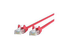 Belkin 3' CAT5e or CAT5 Snagless RJ45 Patch Cable Red picture
