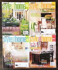 Canada's Style At Home Magazine 2008, Lot 0f 7 picture