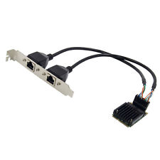 MINI PCIE to dual Port Gigabit Ethernet 100/1000M lan card Intel 82583 picture