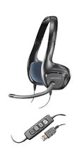Plantronics Audio 628 Stereo USB Headset Lightweight Headband Voice/ Gaming ~New picture