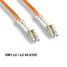 Kentek 3.28ft/1m OM1 LC to LC Multi-Mode Fiber Optic Cable 62.5/125 Duplex ATM picture
