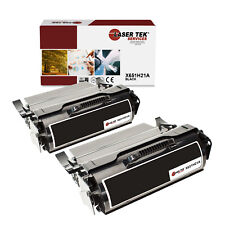 2Pk LTS X651 X651H21A Black HY Remanufactured for Lexmark X651 X652 X654 Toner picture