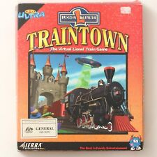 Traintown Vintage Sierra PC Game w/ Big Box for Windows 95 & 98 picture