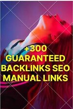 300+ backlinks manual construction, dofollow links high DA SEO picture