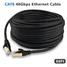Extra-Long Cords, 50/66/75/100FT Cat 8 7 6 6a 5 5e Ethernet LAN Patch Cable picture
