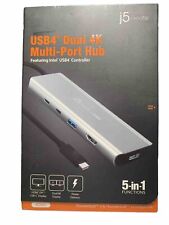 Authentic j5create USB4 Dual 4K Multi-Port Hub 5-in-1 Functions (JCD401) picture