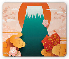 Ambesonne Japanese Folk Mousepad Rectangle Non-Slip Rubber picture
