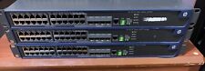 Lot of 3 HP JG236A 5120-24G-POE+ EI SWITCH W/2 INT - ALL POWER ON, INPUTS TESTED picture