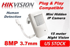 8MP Hidden IP Camera 3.7mm Pinhole Lens Indoor Human Detection 15m Night Vision picture