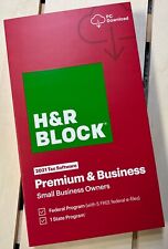 H&R BLOCK 2021 Tax Software Premium & Business 2021 (Windows ONLY) NEW & SEALED picture
