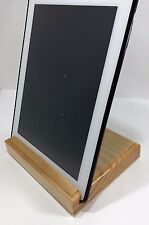 Pine - Wooden Handcrafted Tablet & Smartphone Stand - Minwax Clear Stain Finish  picture