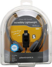 Plantronics Audio 628 Stereo USB Headset Lightweight Headband Voice / Gaming picture