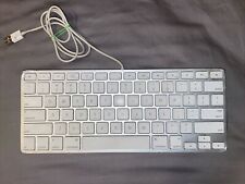 Genuine Apple USB Wired Keyboard A1242 With USB ports -some damage - FOR PARTS picture