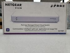 NETGEAR 8-Port Gigabit Ethernet w/2 SFP Ports GC110P PoE Smart Cloud Switch  picture