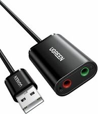 UGREEN USB Audio Adapter External Stereo Sound Card with 3.5mm Headphone and Mic picture