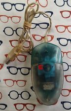 MacAlly iMouse 90s Single Button Apple iMac USB Mouse - Transparent Blue picture