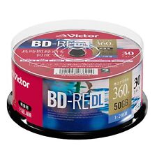 Victor BD-RE VBE260NP30SJ1 50GB 2x White 30 Discs for Repeated Recording New F/S picture
