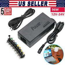 Universal Laptop Adapter PC Notebook Computer Charger Adjustable 96W 12V-24V picture