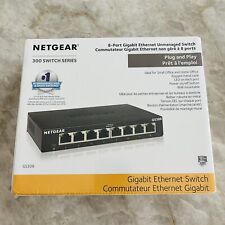 NETGEAR GS308-300PAS GS308 8 Gigabit Port Unmanaged Ethernet Switch New Sealed picture