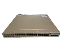 Cisco WS-C3850-48F-L 48-Port PoE+ Gigabit Network Switch w/ 1x PSU C3850-NM-4-1G picture