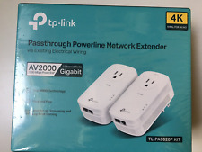 TP-LINK AV2000 2-Port Gigabit Passthrough Powerline Network Extender Starter Kit picture