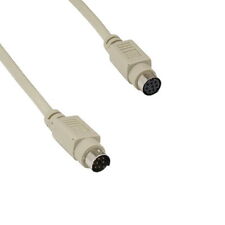 6FT Mini DIN 8 Pin Serial RS-232 Extension Cable 28AWG MDIN 8 Pin M/F Device Mac picture