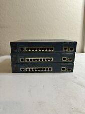 LOT OF 3 Cisco Catalyst 3560 8-Port Fast Ethernet PoE Switch WS-C3560-8PC-S READ picture