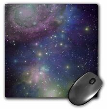 3dRose Stars galaxies and nebulas - navy night sky blue and purple space photogr picture