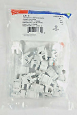 61110-BW6 Leviton eXtreme Cat 6 QuickPort Jack, White - 25 PACK picture