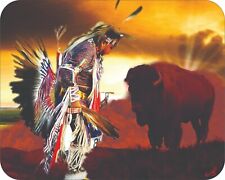 Hopi Indian Buffalo Dance Mouse Pad Oil Painting Art 7 3/4 x 9