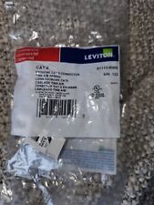 X10 Leviton 61110-RW6 Extreme Cat 6 QuickPort Jack Connector - White picture