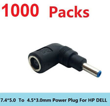 Lots 1000 x For HP Dell 7.4*5.0 To 4.5*3.0mm Right Angle Power Charger Plug picture