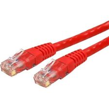 StarTech.com 2ft CAT6 Ethernet Cable - Red Molded Gigabit - 100W PoE UTP 650MHz  picture