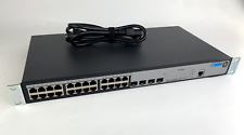 HP 1920-24G POE+ JG925A 24 Port Gigabit Managed Switch 4x SFP with Rack Ears picture