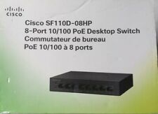 CISCO SF110D08HP 8 Port 10 100 PoE Desktop Switch picture