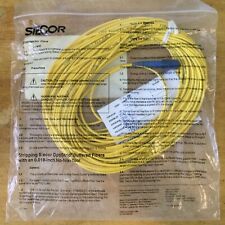 Siecor/Corning Fiber Optic Patch Cord Jumper Cable 1F SFC D4/D4 (D4UPS) - 75 FT picture