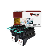 2Pk LTS X792 X792X1KG Black HY Remanufactured for Lexmark X792 Toner Cartridge picture