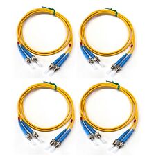 Lot of (4) Fiberdyne Labs Cable Assembly SM Duplex ST/UPC-ST/UPC 1 Meter picture