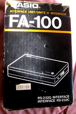 VINTAGE CASIO UNIT FA-100, INTERFACE RS-232C, NEW IN ORIGINAL BOX picture